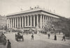 PARIS. Bourse 1895 old antique vintage print picture