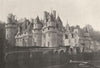INDRE- ET- LOIRE. Ussé. Chateau 1895 old antique vintage print picture