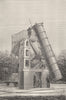 PARIS. The Large Telescope of the Paris observatory 1877 old antique print