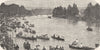 OXFORDSHIRE. Henley Regatta 1901 old antique vintage print picture