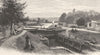 BERKSHIRE. Old Windsor lock 1901 antique vintage print picture