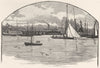 KENT. Erith pier 1901 old antique vintage print picture