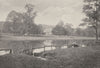 DORSET. The Frome at Frampton Court 1901 old antique vintage print picture