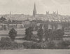 DEVON. Exeter 1901 old antique vintage print picture