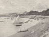 DEVON. Barnstaple, from the South Walk 1901 old antique vintage print picture