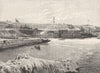 DEVON. The Hoe, Plymouth 1901 old antique vintage print picture