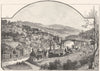 SHROPSHIRE. Ironbridge 1901 old antique vintage print picture