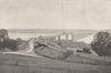 GLOUCESTERSHIRE. The Severn bridge, Sharpness 1901 old antique print picture