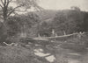 WALES. The Shaky bridge, Llandrindod 1901 old antique vintage print picture