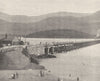 WALES. Barmouth bridge and Cader Idris 1901 old antique vintage print picture