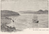 WALES. The Conwy, from Conwy Castle 1901 old antique vintage print picture