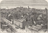LANCASHIRE. Lancaster 1901 old antique vintage print picture