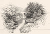 SCOTLAND. Bridge of Garry 1901 old antique vintage print picture