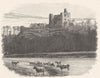 NORTHUMBERLAND. Norham Castle 1901 old antique vintage print picture