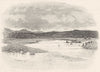 NORTHUMBERLAND. Junction of the Till and the Glen 1901 old antique print