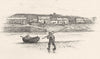 NORTHUMBERLAND. Newburn 1901 old antique vintage print picture