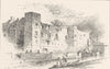 NOTTINGHAMSHIRE. Newark castle 1901 old antique vintage print picture