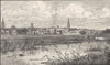 LINCOLNSHIRE. Stamford 1901 old antique vintage print picture