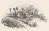 CAMBRIDGESHIRE. Junction of the Cam and the Ouse 1901 old antique print