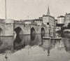 CHARENTE. Confolens- Vieux pont 1904 old antique vintage print picture