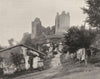 CHARENTE. Saint-Germain-de-Confolens- Château 1904 old antique print picture