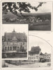 BAS-RHIN. Hôtel de Ville de Barry; Le Hohwald; Dambach 1929 old vintage print