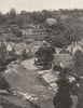 CORRÈZE. Treignac- Bords de la Vézère 1904 old antique vintage print picture