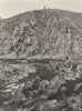 CREUSE. Crozant- Falaises de la Creuse 1904 old antique vintage print picture