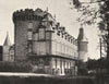 YVELINES. Château de Rambouillet 1902 old antique vintage print picture