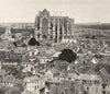 OISE. Vue générale de Beauvais 1902 old antique vintage print picture