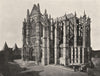 OISE. La cathédrale de Beauvais 1902 old antique vintage print picture