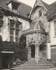 OISE. La maison de la rue de I'Abbé- Gelée, à Beauvais 1902 old antique print