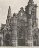 OISE. L'eglise Saint-Pierre, à Senlis 1902 old antique vintage print picture