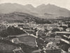 SAVOIE. Vue générale de Chambéry (269 mètres d'altitude) .  1903 old print