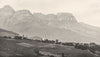 HAUTE-SAVOIE. Combloux et la chaîne des Aravis 1903 old antique print picture