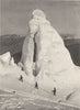 HAUTE-SAVOIE. Pyramide de glace 1903 old antique vintage print picture