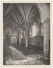 MOSELLE. Zetting. Intérieur de l'èglise 1937 old vintage print picture