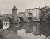 MEUSE. Bar-le-duc- Vieux pont 1906 old antique vintage print picture