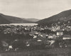 VOSGES. Gérardmer- Vue générale 1906 old antique vintage print picture