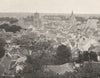 EURE-ET-LOIR. Vue générale de Dreux 1903 old antique vintage print picture