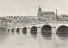 LOIR-ET-CHER. Vue générale de Blois 1903 old antique vintage print picture