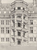 LOIR-ET-CHER. L'escalier François Ier, au château de Blois 1903 old print