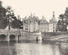 LOIR-ET-CHER. Château de Chambord, côte de la rivière 1903 old antique print