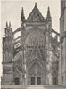 LOIR-ET-CHER. Église de la Trinité, à Vendôme 1903 old antique print picture