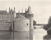 LOIRET. Château de Sully-sur-Loire 1903 old antique vintage print picture