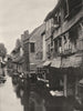 LOIRET. Vieilles tanneries, à Montargis 1903 old antique vintage print picture