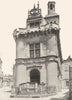 DEUX-SÈVRES. Niort- Ancien hôtel de ville 1904 old antique print picture