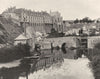 DEUX-SÈVRES. Thouars- Château et vieux pont 1904 old antique print picture