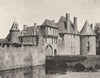 DEUX-SÈVRES. Environs de Parthenay- Château de la Guyonnière 1904 old print
