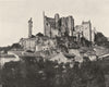 VIENNE. Chauvigny- Les ruines (1)  1904 old antique vintage print picture